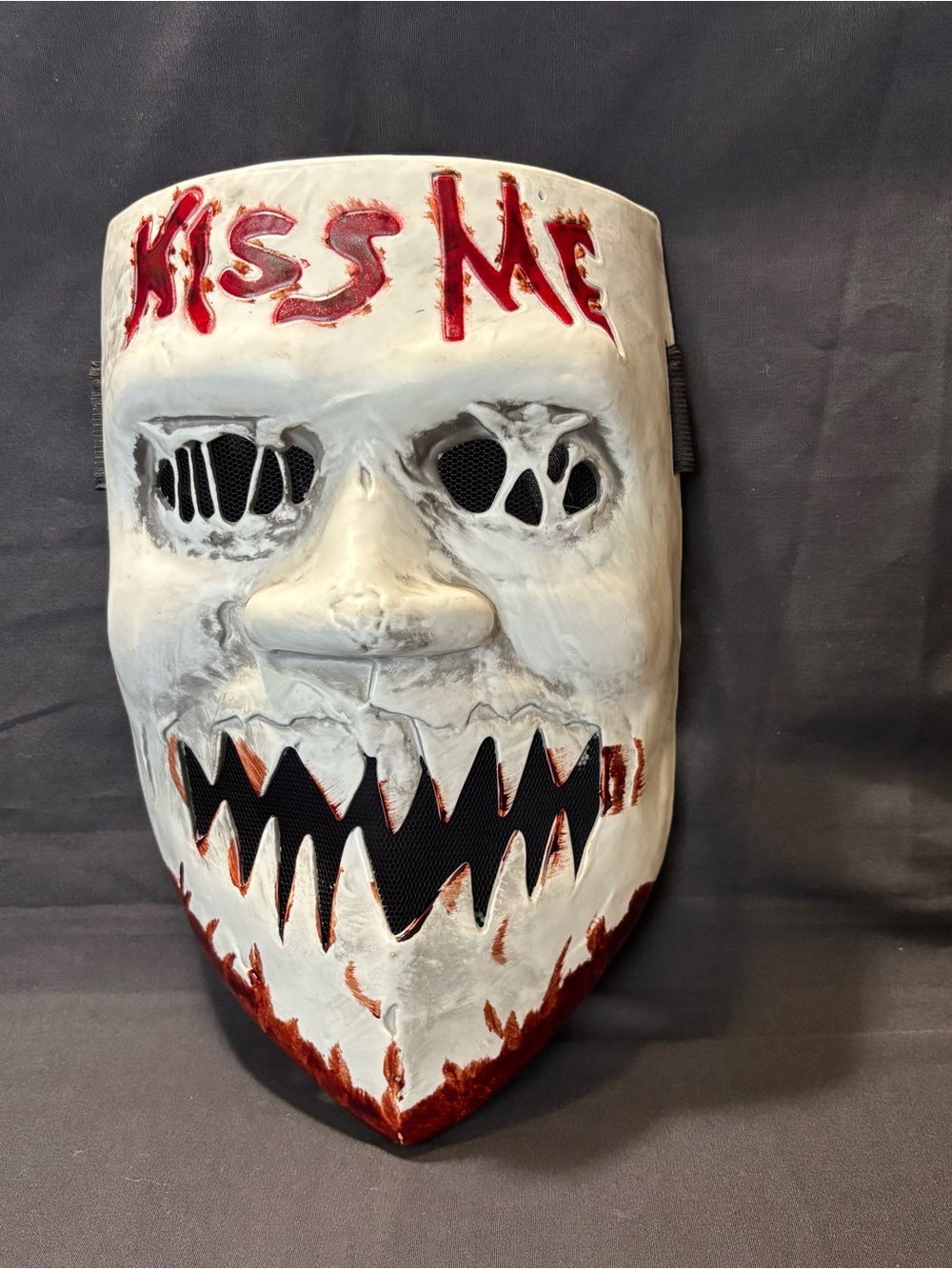 Kiss Me White Horror Halloween Mask